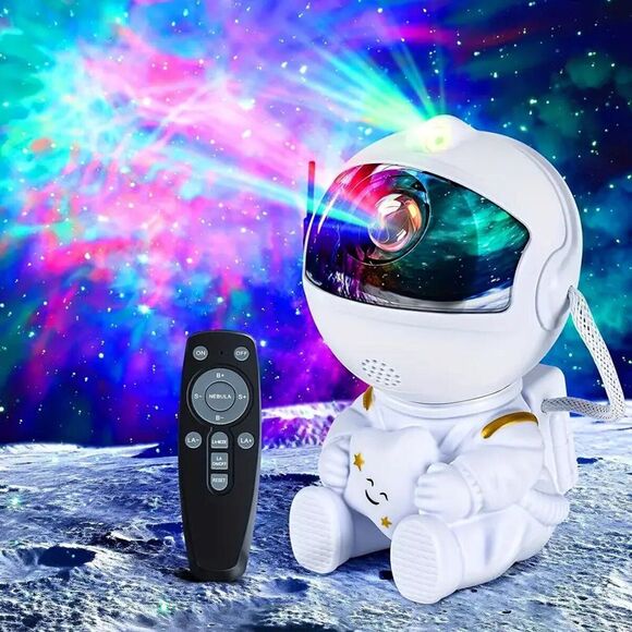 Astronaut Projector Galaxy Starry Night Light Nebula Sky Projector LED Remote - Picture 3 of 8